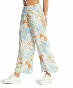 Outlet 👍 Roxy Bright White & Light Blue Floral Midnight Avenue Wide-Leg Pants - Juniors 🎉 8 Outlet 👍 Roxy Bright White & Light Blue Floral Midnight Avenue Wide-Leg Pants - Juniors 🎉 -Hot Sale Roxy Shop zu106632916 alt 3 tm1657032590
