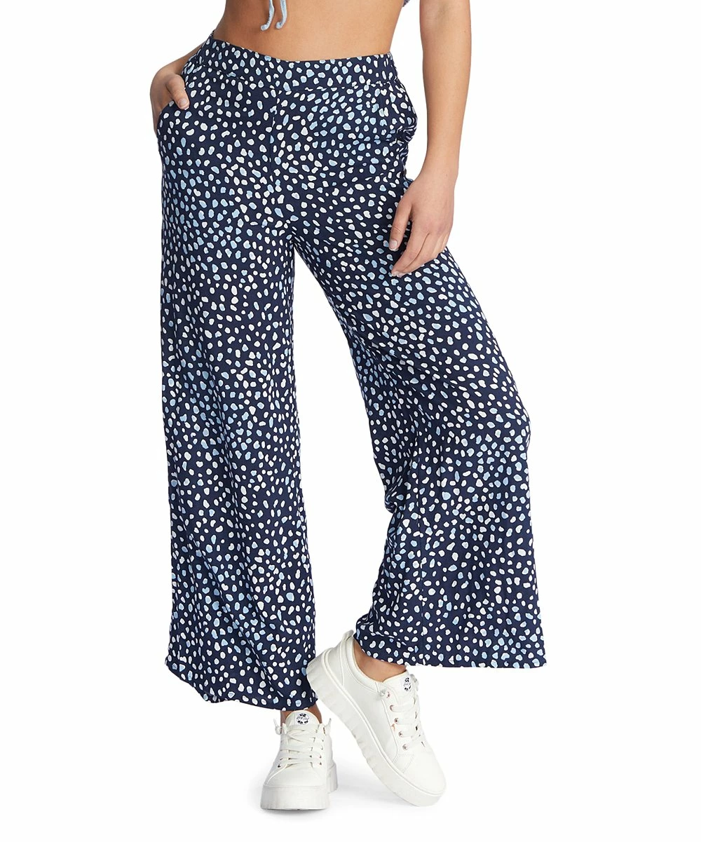 Coupon 🎉 Roxy Indigo Animal-Print Pocket Wide-Leg Pants - Juniors 🔥 1 Coupon 🎉 Roxy Indigo Animal-Print Pocket Wide-Leg Pants - Juniors 🔥