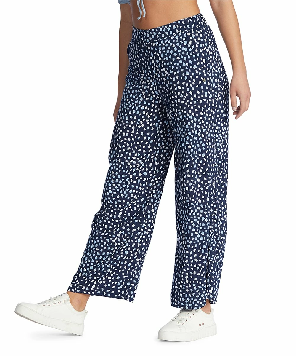 Coupon 🎉 Roxy Indigo Animal-Print Pocket Wide-Leg Pants - Juniors 🔥 3 Coupon 🎉 Roxy Indigo Animal-Print Pocket Wide-Leg Pants - Juniors 🔥 - Image 3