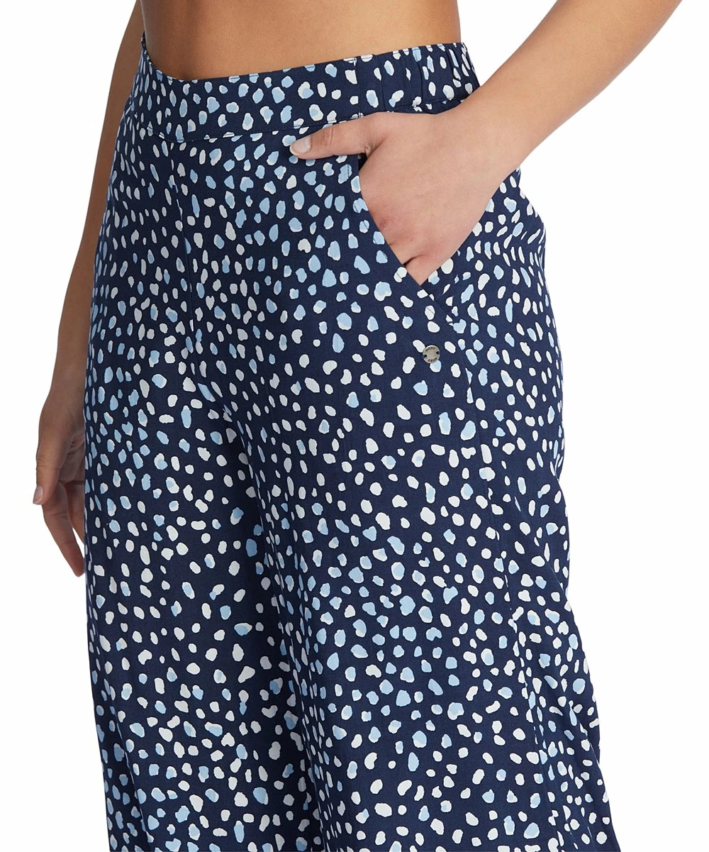 Coupon 🎉 Roxy Indigo Animal-Print Pocket Wide-Leg Pants - Juniors 🔥 2 Coupon 🎉 Roxy Indigo Animal-Print Pocket Wide-Leg Pants - Juniors 🔥 - Image 2
