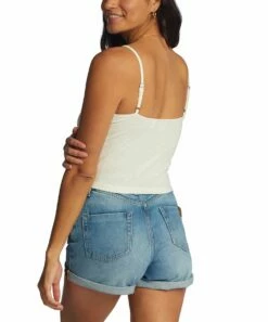 Flash Sale 👏 Roxy Snow White Tie Ruched V-Neck Flirty Feels Crop Tank - Juniors ⌛ 7 Flash Sale 👏 Roxy Snow White Tie Ruched V-Neck Flirty Feels Crop Tank - Juniors ⌛ -Hot Sale Roxy Shop zu106635897 alt 1 tm1657287529
