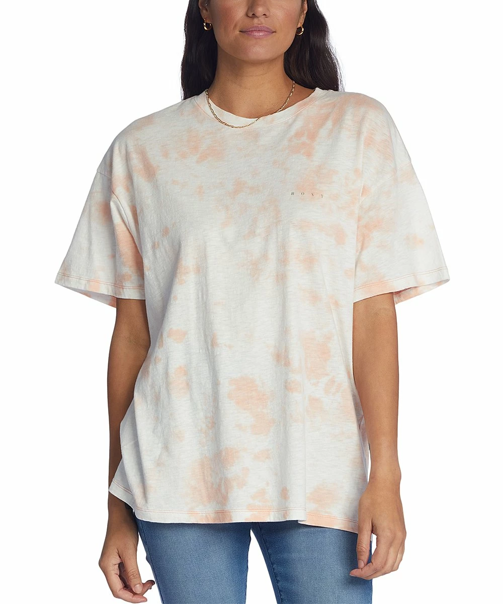 Wholesale 🤩 Roxy Peach Bud Tie-Dye 'Feel The Sunshine' Tee - Juniors ❤️ 5 Wholesale 🤩 Roxy Peach Bud Tie-Dye 'Feel The Sunshine' Tee - Juniors ❤️ - Image 5