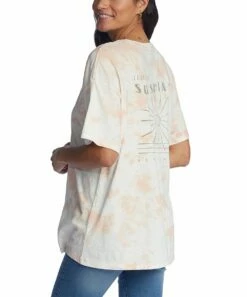Wholesale 🤩 Roxy Peach Bud Tie-Dye 'Feel The Sunshine' Tee - Juniors ❤️ 8 Wholesale 🤩 Roxy Peach Bud Tie-Dye 'Feel The Sunshine' Tee - Juniors ❤️ -Hot Sale Roxy Shop zu106636907 alt 4 tm1657287674