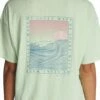 Top 10 🛒 Roxy Pastel Green 'My Lucky Wave' Tee - Juniors 😍