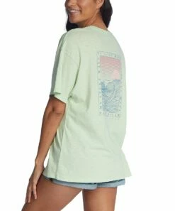 Top 10 🛒 Roxy Pastel Green 'My Lucky Wave' Tee - Juniors 😍 -Hot Sale Roxy Shop zu106636972 alt 2 tm1657287674