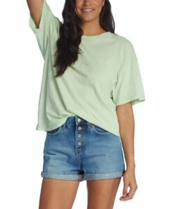 Top 10 🛒 Roxy Pastel Green 'My Lucky Wave' Tee - Juniors 😍 -Hot Sale Roxy Shop zu106636972 alt 3 tm1657287674