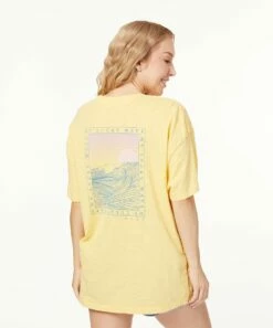 Best reviews of ⭐ Roxy Yellow 'My Lucky Wave' Tee - Juniors 😍