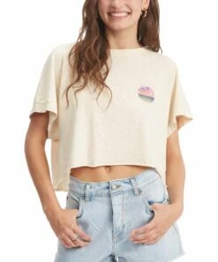 Brand new ✔️ Roxy Tapioca When In Hawaii Boatneck Crop Top - Juniors ⌛ 5 Brand new ✔️ Roxy Tapioca When In Hawaii Boatneck Crop Top - Juniors ⌛ -Hot Sale Roxy Shop zu106637050 alt 3 tm1661982178