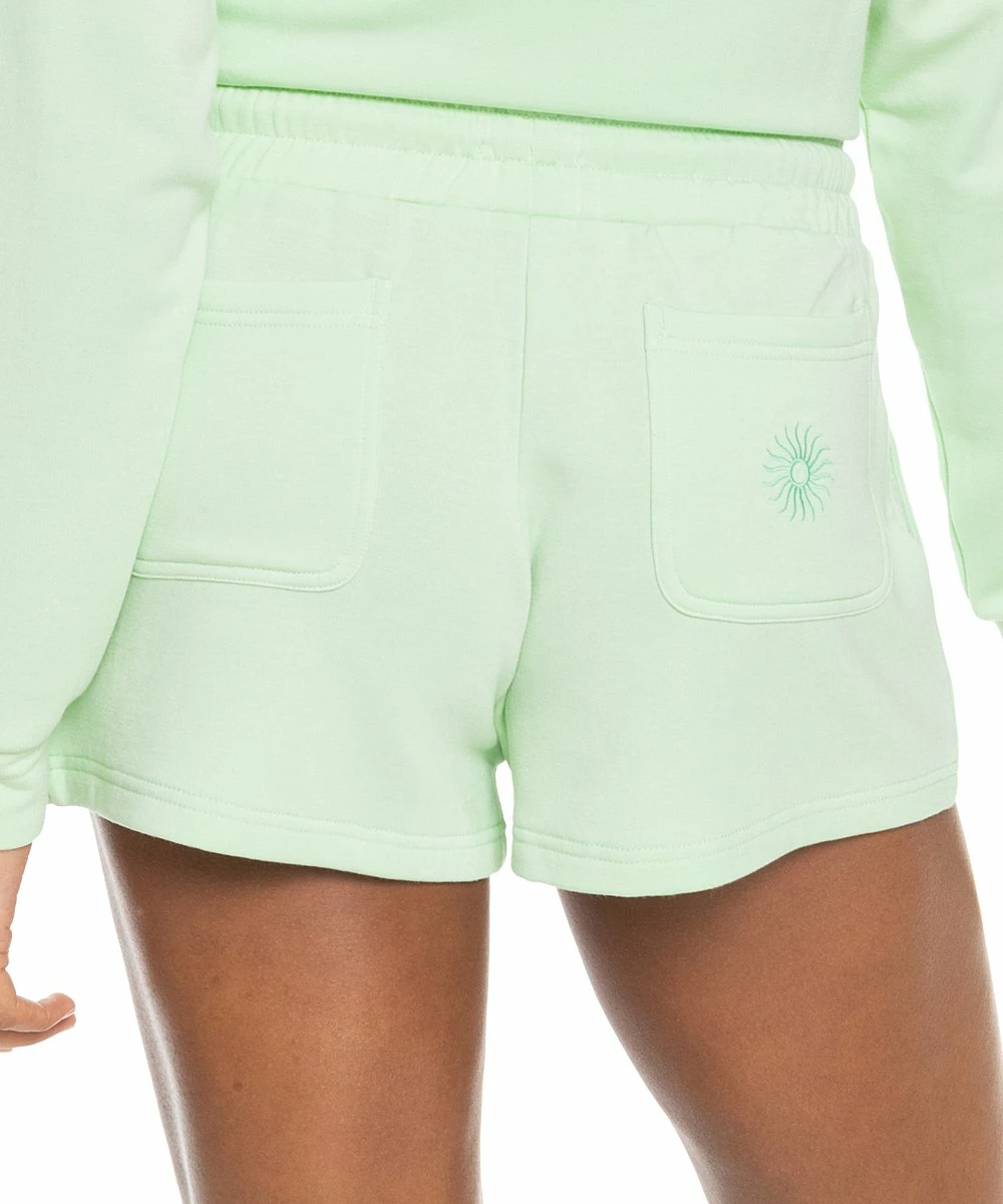 Cheapest 🌟 Roxy Pastel Green Drawstring Check Out Shorts - Juniors 👏 4 Cheapest 🌟 Roxy Pastel Green Drawstring Check Out Shorts - Juniors 👏 - Image 4