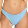 Promo 😍 Roxy Powder Blue Mid-Rise The Baja Cheeky 👙 Bikini Bottoms - Juniors 🎉