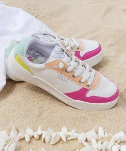 Best Pirce 🛒 Roxy White & Fuchsia Harper 👟 Sneaker - 👩 Women 🔥 7 Best Pirce 🛒 Roxy White & Fuchsia Harper 👟 Sneaker - 👩 Women 🔥 -Hot Sale Roxy Shop zu106643916 alt 2 tm1657031752