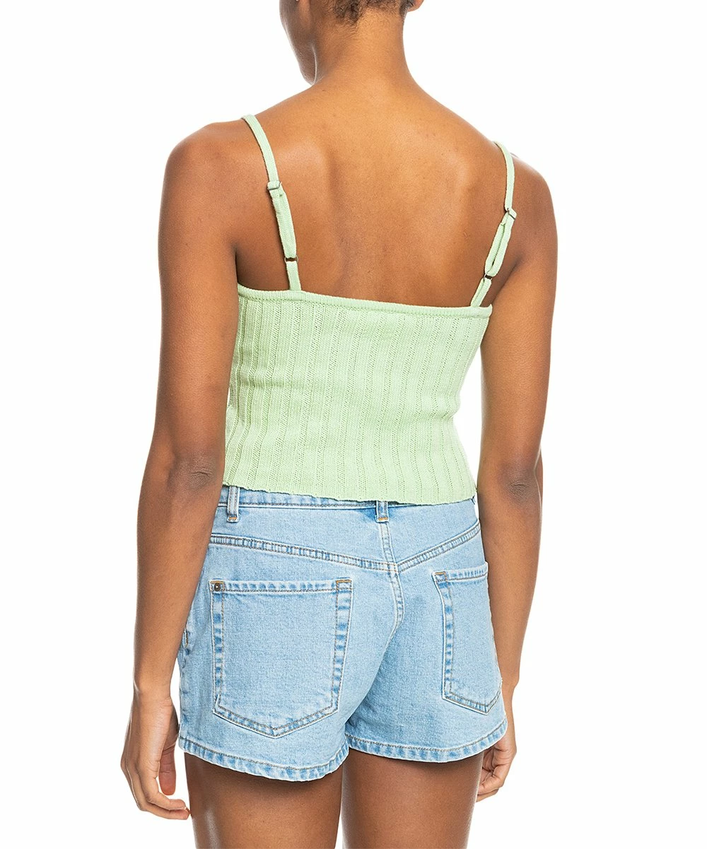 Promo 🔔 Roxy Pastel Green Ribbed Dream Sign Tank - Juniors 🛒 4 Promo 🔔 Roxy Pastel Green Ribbed Dream Sign Tank - Juniors 🛒 - Image 4