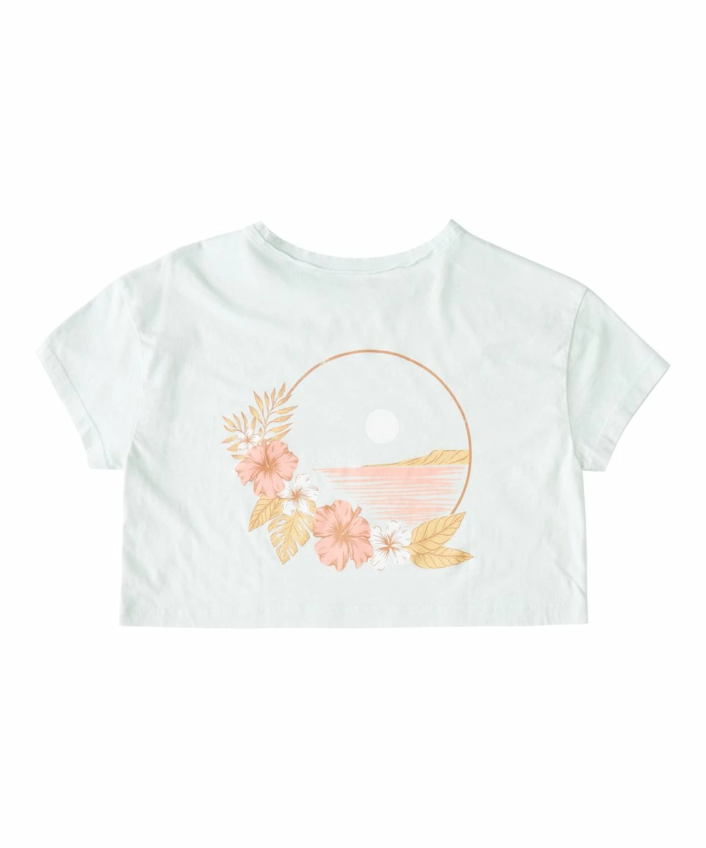 Top 10 โญ Roxy White Pink Hibiscus Sunset Crop Tee - ๐ง Girls ๐ฅฐ 2 Top 10 โญ Roxy White Pink Hibiscus Sunset Crop Tee - ๐ง Girls ๐ฅฐ - Image 2