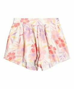 Wholesale ✨ Roxy Snow & Pink Tropical Floral High-Waist Shorts - 👧 Girls 😍