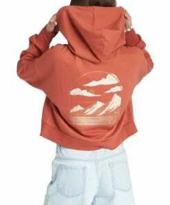 Top 10 ๐ Roxy Baked Clay Afternoon Hike Hoodie - Juniors โค๏ธ