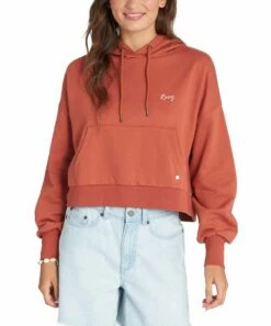 Top 10 🎉 Roxy Baked Clay Afternoon Hike Hoodie - Juniors ❤️ -Hot Sale Roxy Shop zu108141333 main tm1664821004