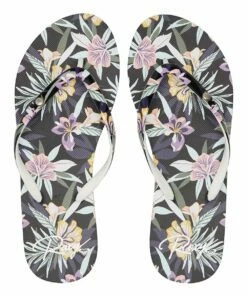 Top 10 🔔 Roxy Black & Pink Floral Portofino Flip-Flop - 👩 Women 🎉 -Hot Sale Roxy Shop zu108141346 alt 2 tm1661982178
