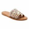 Top 10 🤩 Roxy Brown & Rainbow Braided Slide - 👩 Women ✔️