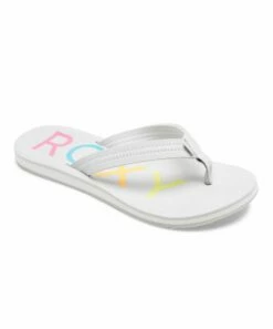 Buy 👍 Roxy Light Gray 'Roxy' Vista Flip-Flop - 👩 Women 😉