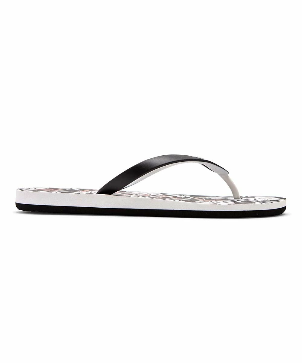 Budget ๐ Roxy Black & White Floral 'Roxy' Tahiti Flip-Flop - ๐ฉ Women ๐ 2 Budget ๐ Roxy Black & White Floral 'Roxy' Tahiti Flip-Flop - ๐ฉ Women ๐ - Image 2