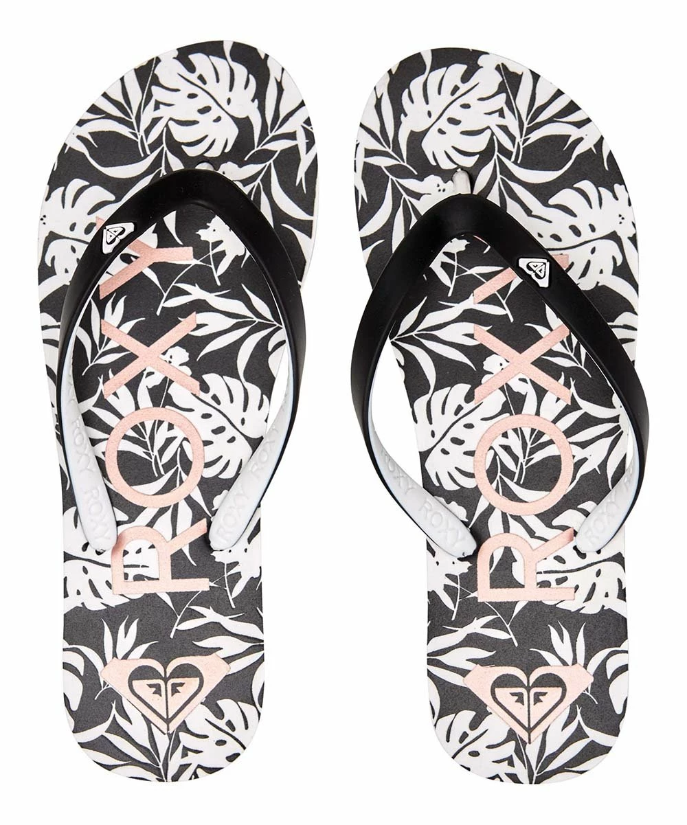 Budget ๐ Roxy Black & White Floral 'Roxy' Tahiti Flip-Flop - ๐ฉ Women ๐ 3 Budget ๐ Roxy Black & White Floral 'Roxy' Tahiti Flip-Flop - ๐ฉ Women ๐ - Image 3