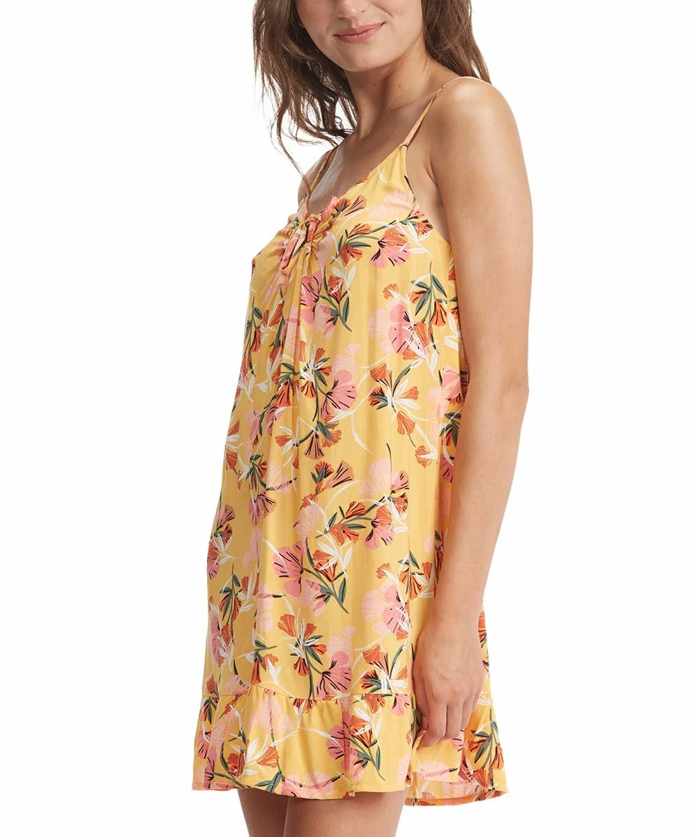 Wholesale 😍 Roxy Chamois Pressed Floral Be Right Back Sleeveless 👗 Dress - Juniors ❤️ 2 Wholesale 😍 Roxy Chamois Pressed Floral Be Right Back Sleeveless 👗 Dress - Juniors ❤️ - Image 2