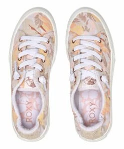 Coupon 🧨 Roxy White & Dusty Orange Roxy Rae 👟 Sneaker - 👩 Women 💯 -Hot Sale Roxy Shop zu108142785 alt 3 tm1661982178