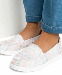 Outlet 🎁 Roxy Blush Tie-Dye Minnow Slip-on 👟 Sneaker - 👩 Women 😉 -Hot Sale Roxy Shop zu108142970 alt 2 tm1664821113
