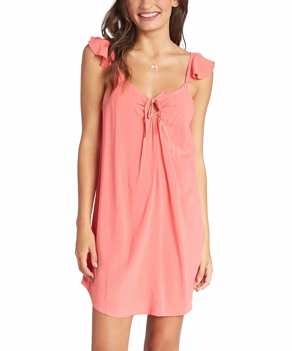 Coupon ❤️ Roxy Tea Rose Future Thoughts Cami-Strap Keyhole-Front Mini 👗 Dress - Juniors 🛒 1 Coupon ❤️ Roxy Tea Rose Future Thoughts Cami-Strap Keyhole-Front Mini 👗 Dress - Juniors 🛒