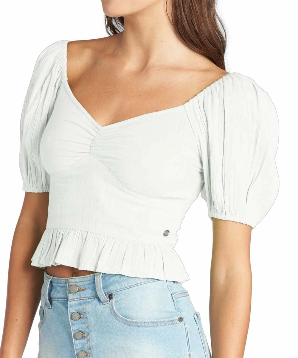Buy ๐ Roxy Snow White Life Mirage Puff-Sleeve Top - Juniors โจ 1 Buy ๐ Roxy Snow White Life Mirage Puff-Sleeve Top - Juniors โจ