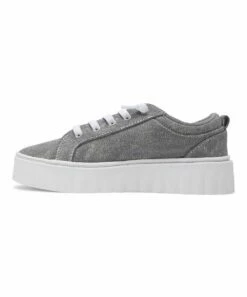 Deals 🎁 Roxy Frost Gray Sheilahh Platform 👟 Sneaker - 👩 Women 💯 -Hot Sale Roxy Shop zu108146239 alt 3 tm1664821235