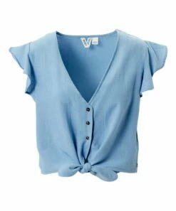 Promo ๐ Roxy Allure Flutter-Sleeve Sweeter Than Crop Top - Juniors โจ