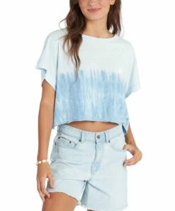 Best Pirce ๐ฅ Roxy Allure Tie-Dye Crewneck Crop Tee - Juniors ๐