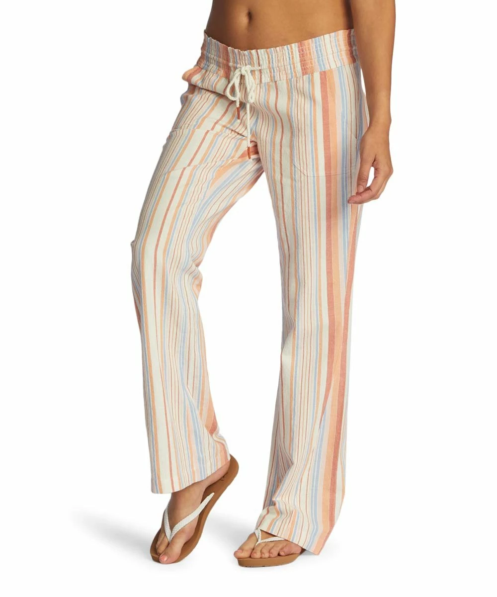 Best Sale 😀 Roxy Snow White Stripe Oceanside Pocket Lounge Pants - Juniors 🎁 3 Best Sale 😀 Roxy Snow White Stripe Oceanside Pocket Lounge Pants - Juniors 🎁 - Image 3