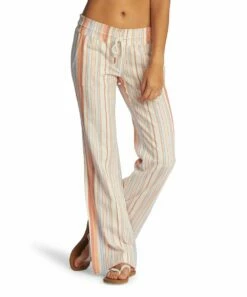 Best Sale ๐ Roxy Snow White Stripe Oceanside Pocket Lounge Pants - Juniors ๐