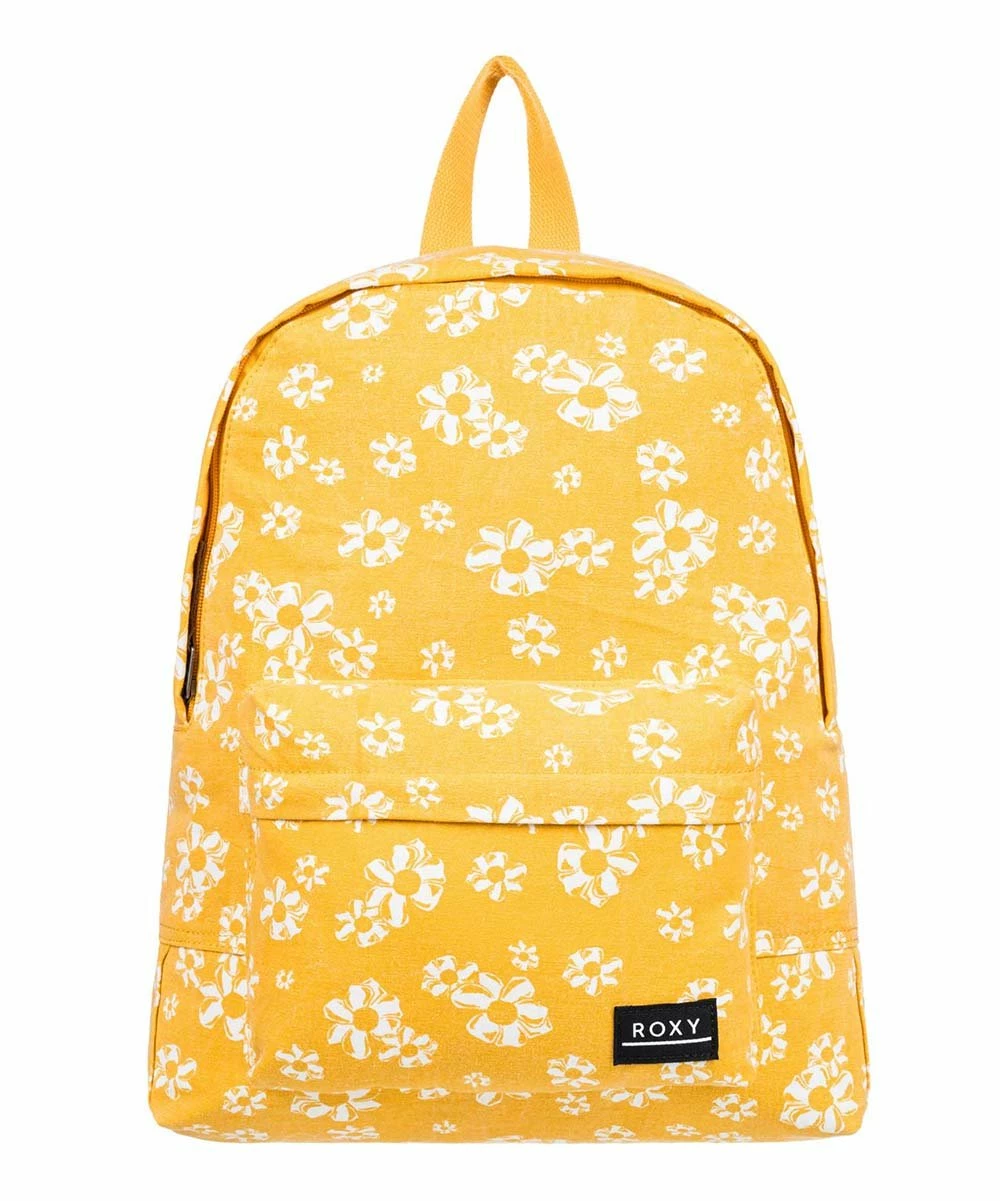 New 👏 Roxy Yolk Yellow Floral Sugar Baby Canvas 🎒 Backpack 🎁 2 New 👏 Roxy Yolk Yellow Floral Sugar Baby Canvas 🎒 Backpack 🎁 - Image 2