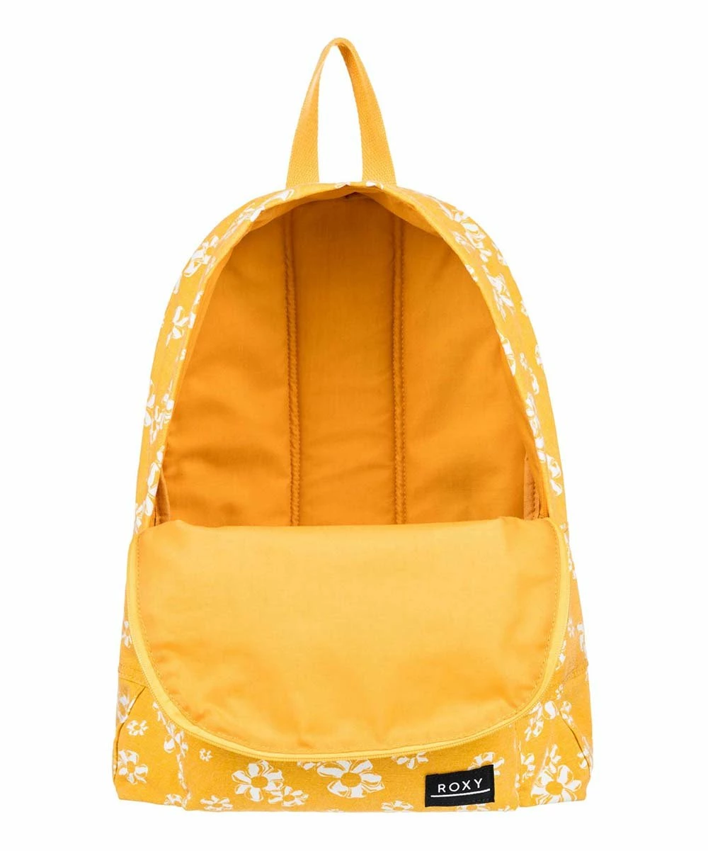 New 👏 Roxy Yolk Yellow Floral Sugar Baby Canvas 🎒 Backpack 🎁 3 New 👏 Roxy Yolk Yellow Floral Sugar Baby Canvas 🎒 Backpack 🎁 - Image 3