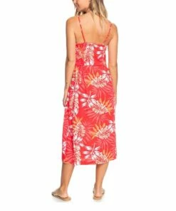 Promo 😀 Roxy Hibiscus Seaside Land Of Life Cami-Strap Midi 👗 Dress - Juniors ✔️ -Hot Sale Roxy Shop zu108147898 alt 2 tm1661981948