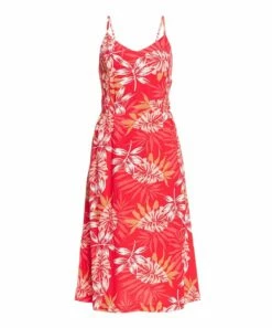 Promo 😀 Roxy Hibiscus Seaside Land Of Life Cami-Strap Midi 👗 Dress - Juniors ✔️ -Hot Sale Roxy Shop zu108147898 alt 3 tm1661981948