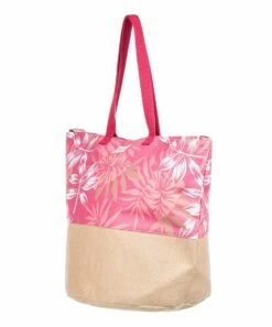 Coupon 🔔 Roxy Beige & Hibiscus Seaside Waikiki Life Tote 🥰 -Hot Sale Roxy Shop zu108153558 alt 1 tm1661981895