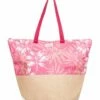 Coupon 🔔 Roxy Beige & Hibiscus Seaside Waikiki Life Tote 🥰