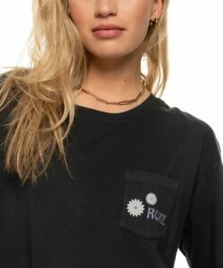 Promo 🎉 Roxy Anthracite 'Feeling Great' Loving Bomb Oversize Tee - Juniors 💯 -Hot Sale Roxy Shop zu108154207 alt 3 tm1661981860