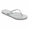Buy 🎉 Roxy Metallic Silver VIVA Flip-Flop - 👩 Women 🛒