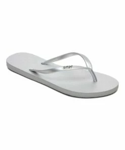Buy 🎉 Roxy Metallic Silver VIVA Flip-Flop - 👩 Women 🛒