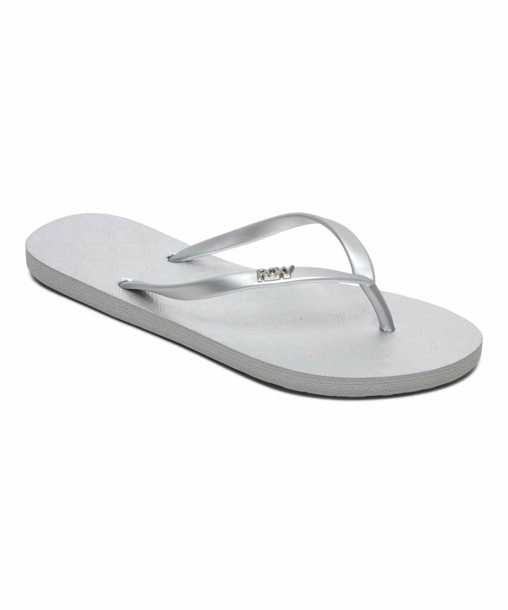 Buy 🎉 Roxy Metallic Silver VIVA Flip-Flop - 👩 Women 🛒 1 Buy 🎉 Roxy Metallic Silver VIVA Flip-Flop - 👩 Women 🛒