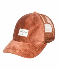 Promo 🌟 Roxy Baked Clay Corduroy Sunny Rivers Trucker Hat 🎉
