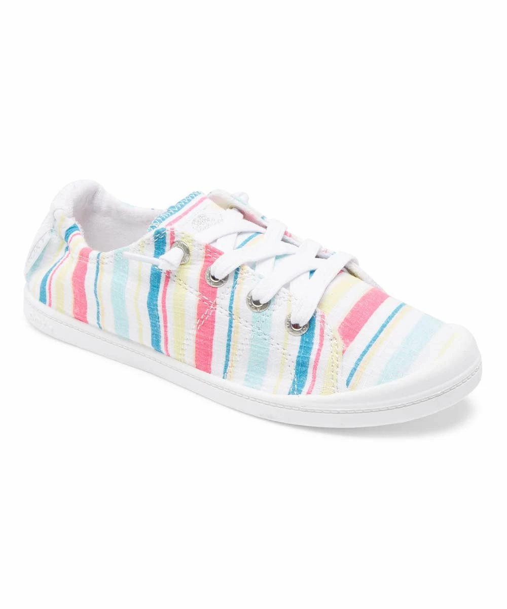 Flash Sale ✔️ Roxy Pink & Blue Stripe Bayshore 👟 Sneaker - 👩 Women ⌛ 1 Flash Sale ✔️ Roxy Pink & Blue Stripe Bayshore 👟 Sneaker - 👩 Women ⌛
