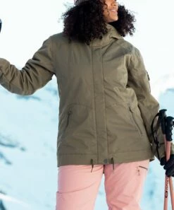 Discount ⭐ Roxy Deep Lichen Green Meade Insulated Snow Jacket - Juniors 🌟