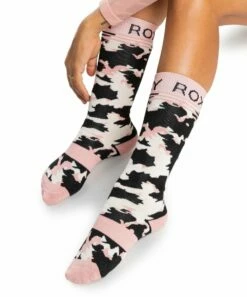 Budget 🎉 Roxy Nimal Misty 🧦 Socks - 👩 Women ✨ -Hot Sale Roxy Shop zu110753298 alt 2 tm1672347610