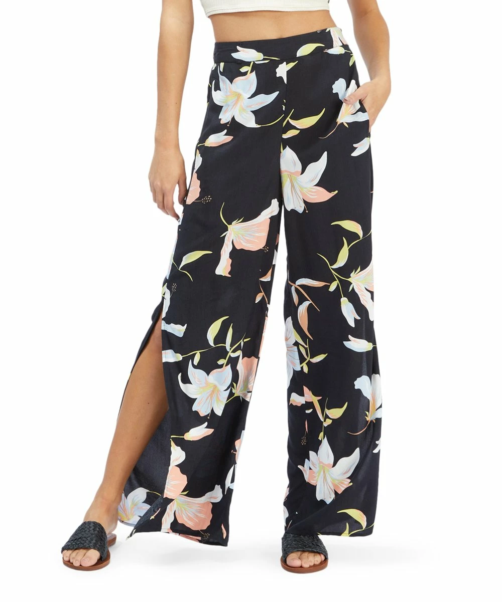 Best deal ๐ฏ Roxy Anthracite Hibiscus Midnight Avenue Wide-Leg Pants - Juniors ๐ 3 Best deal ๐ฏ Roxy Anthracite Hibiscus Midnight Avenue Wide-Leg Pants - Juniors ๐ - Image 3